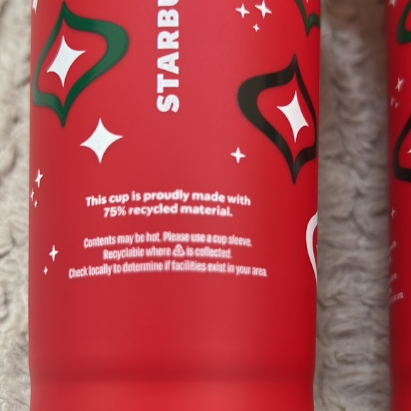 Bundle of 4 Starbucks holiday reusable cups and lids, 2023, new condition - Picture 14 of 16